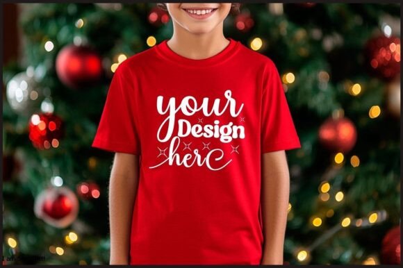 Christmas Baby Mockup 124: A Graphic Design Asset for Product Mockups