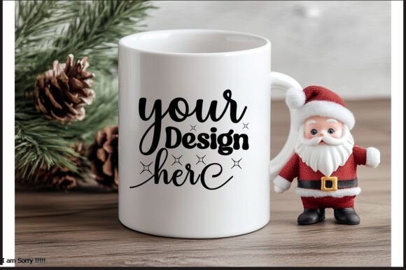 Christmas Mug Mockup Jpg Mockup 259 for Graphics and Product Mockups