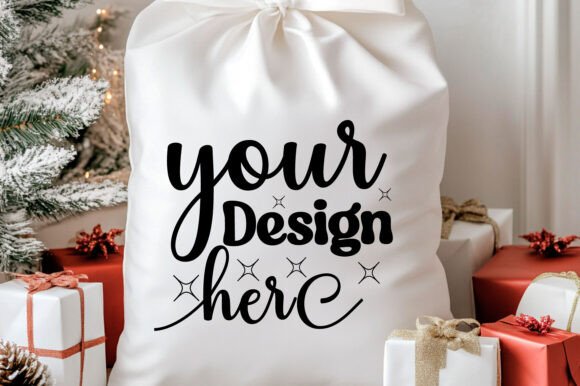 Christmas Santa Sack Mockup Jpg 82 for Product Mockups and Graphics
