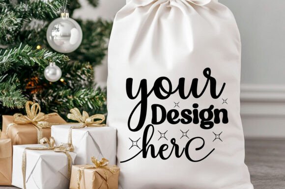 Christmas Santa Sack Mockup Jpg 97 for Product Mockups and Graphics