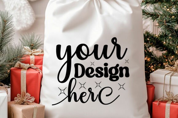 Christmas Santa Sack Mockup Jpg 99 for Product Mockups and Graphics
