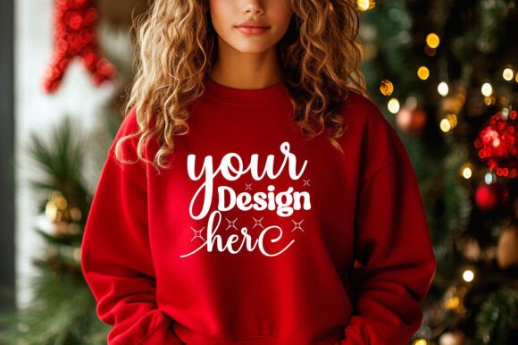 Christmas Sweater Mockup 130 for Graphics and Product Mockups