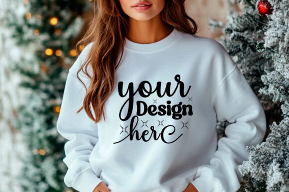 Christmas Sweater Mockup 153 - Graphics for Product Mockups