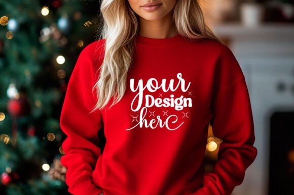 Christmas Sweater Mockup 178 for Graphics and Product Mockups