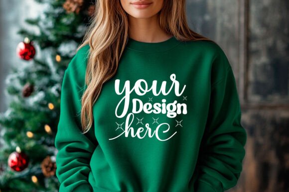 Christmas Sweater Mockup 46: A Versatile Graphic Design Asset for Product Mockups