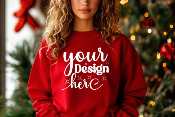 Christmas Sweater Mockup 77 for Product Mockups and Graphics