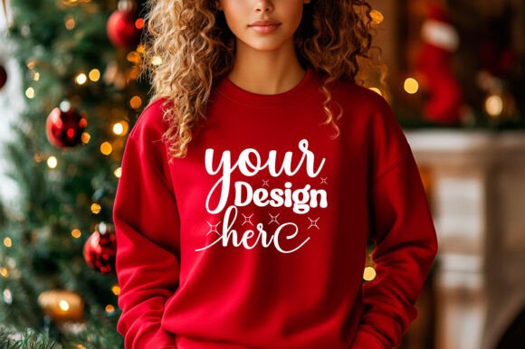 Christmas Sweater Mockup 92: A Versatile Graphic Design Asset for Product Mockups