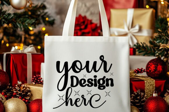 Christmas Tote Bag Mockup 72 Review