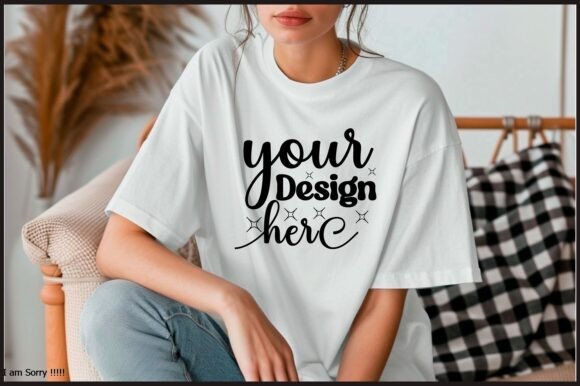 Comfort Colors 1717 Mockup 137 for Product Mockups and Graphics