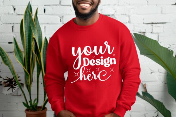 Gildan 18000 Christmas Men Mockup 165 - A Graphic Design Asset for Product Mockups