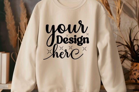 Gildan 18000 Christmas Men Mockup 205 for Product Mockups and Graphics