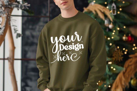 Gildan 18000 Christmas Men Mockup 95 - A Graphic Product Mockup Review