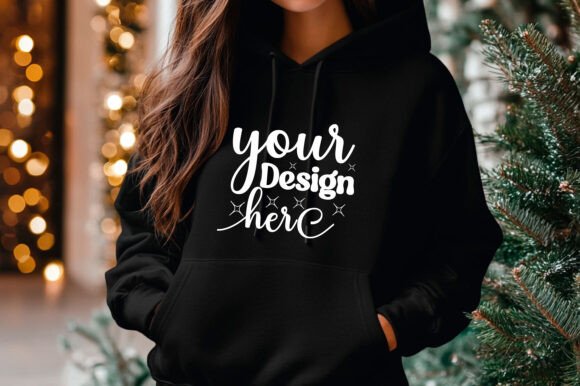 Gildan 18500 Hoodie Mockup 16 for Product Mockups and Graphics