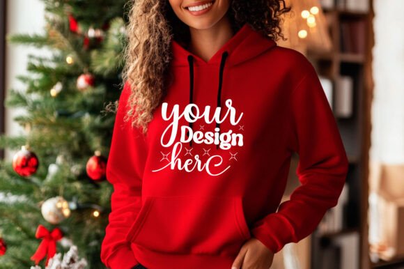 Gildan 18500 Hoodie Mockup 4 for Product Mockups and Graphics