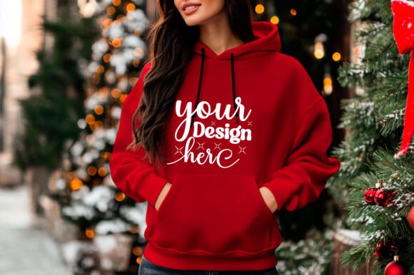 Gildan 18500 Hoodie Mockup 7 - Graphics for Product Mockups